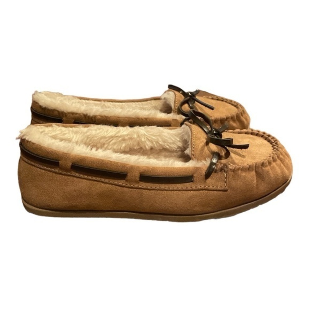 AIRWALK Girls Sherpa Lined Slippers - size 2